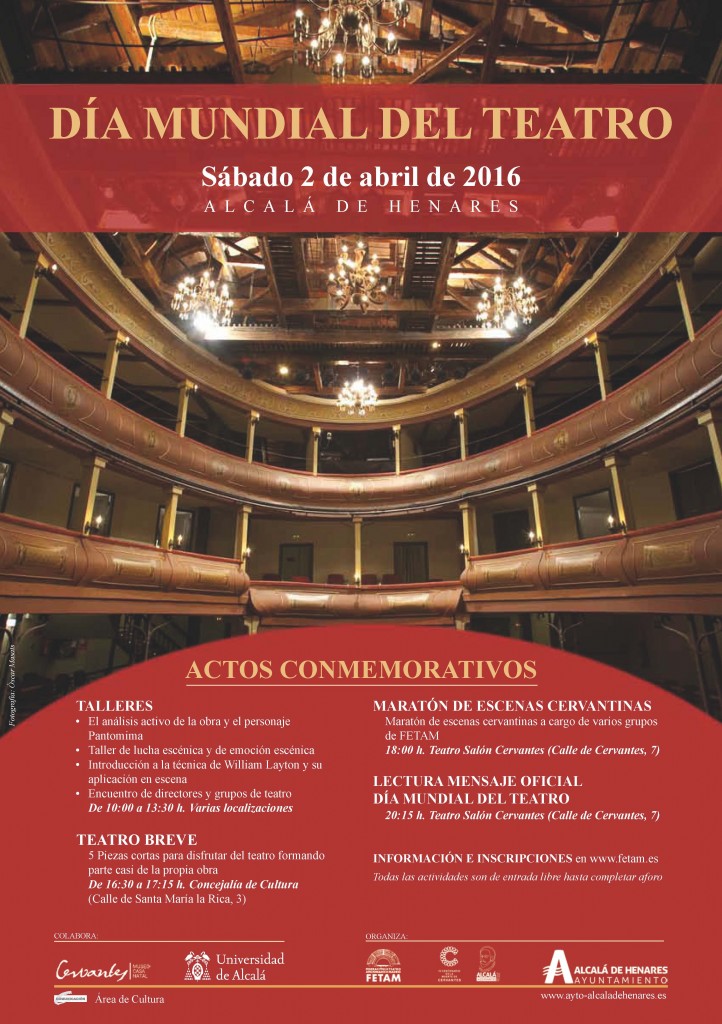 Cartel Día Mundial Teatro